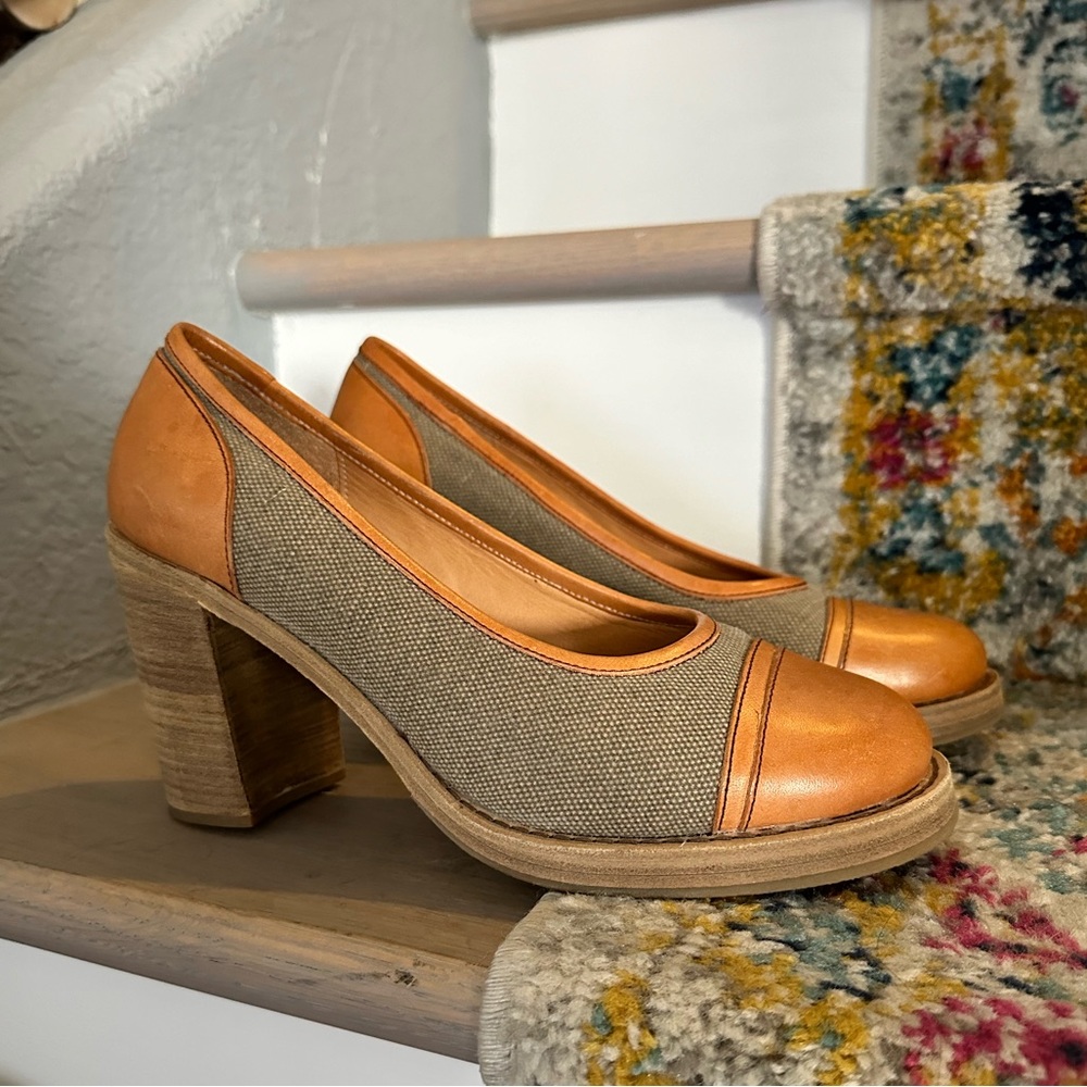 Swedish Hasbeens Forest Pump Size 38